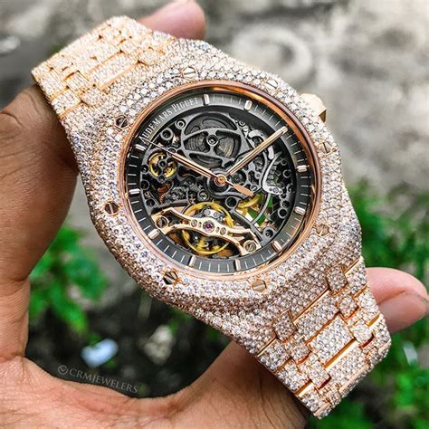 audemars piguet skeleton bust down|audemars piguet iced out skeleton.